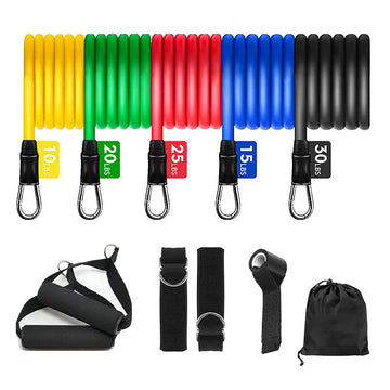 Elastic Rubber Resistance Band Set