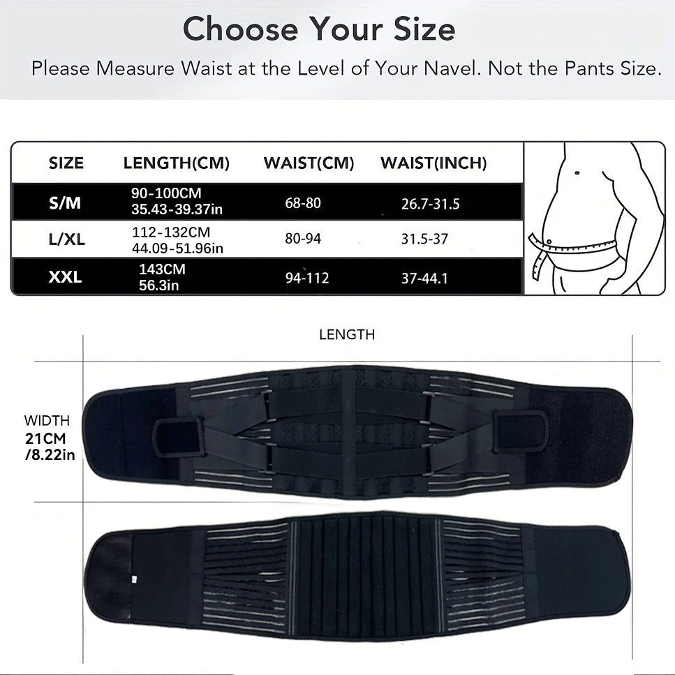Adjustable Lumbar Support Belt