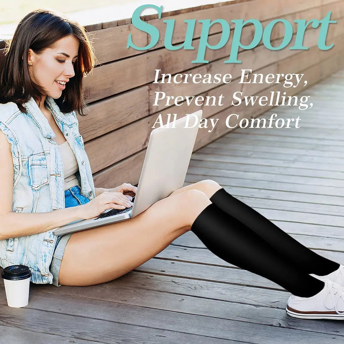 Compression Socks 6 Pairs Set