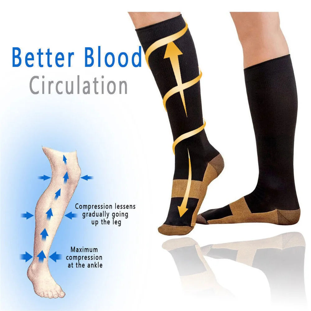 Compression Socks 6 Pairs Set