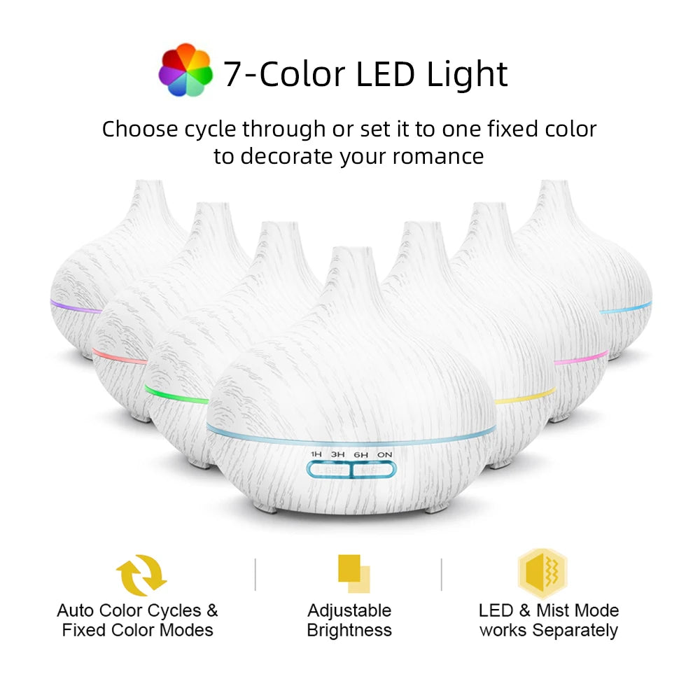 Ultrasonic Essential Oil Diffuser Set