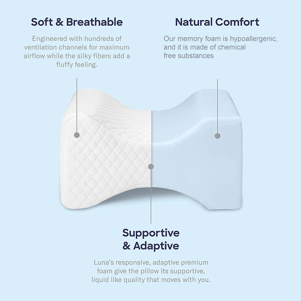 Memory Foam Knee Pillow