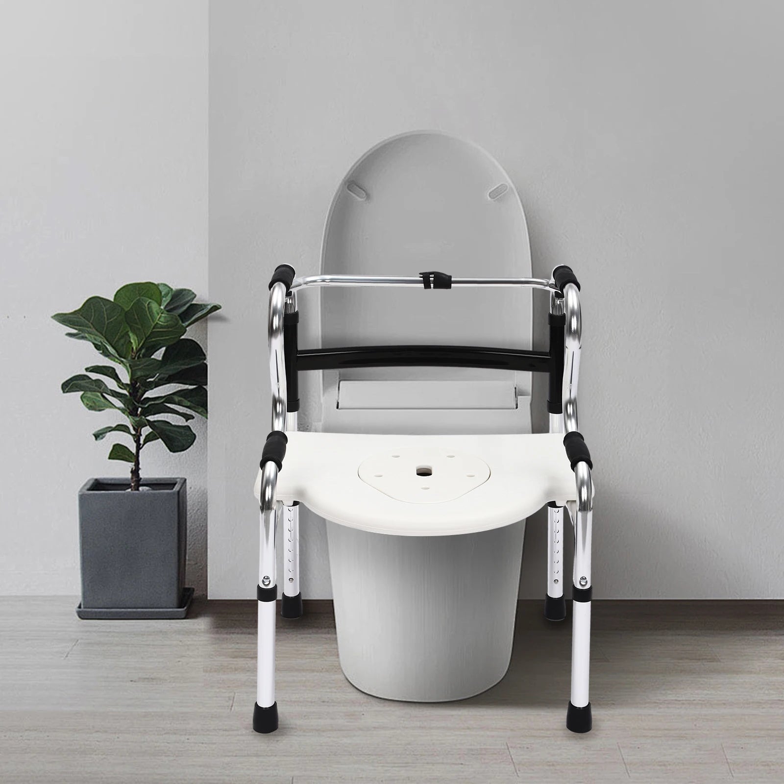Folding Shower Commode Chair