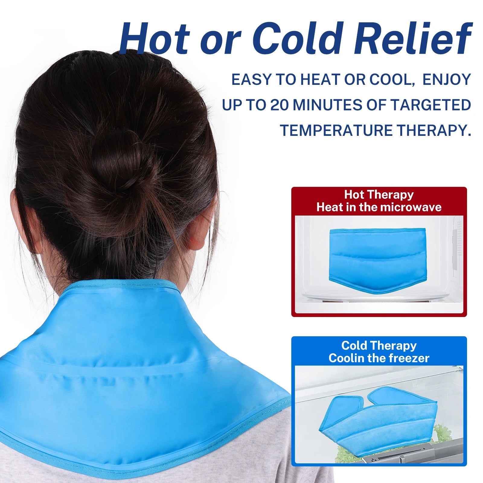 Reusable Neck Ice Pack Wrap
