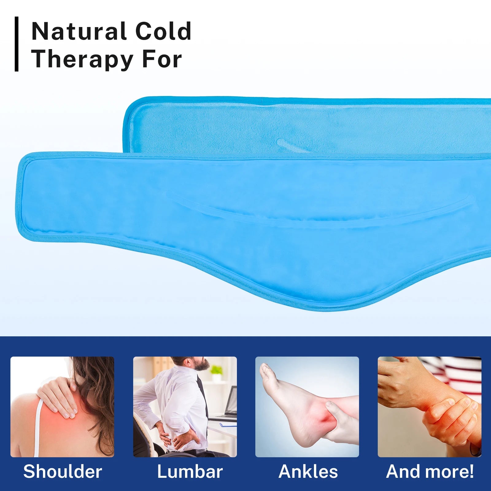 Reusable Neck Ice Pack Wrap