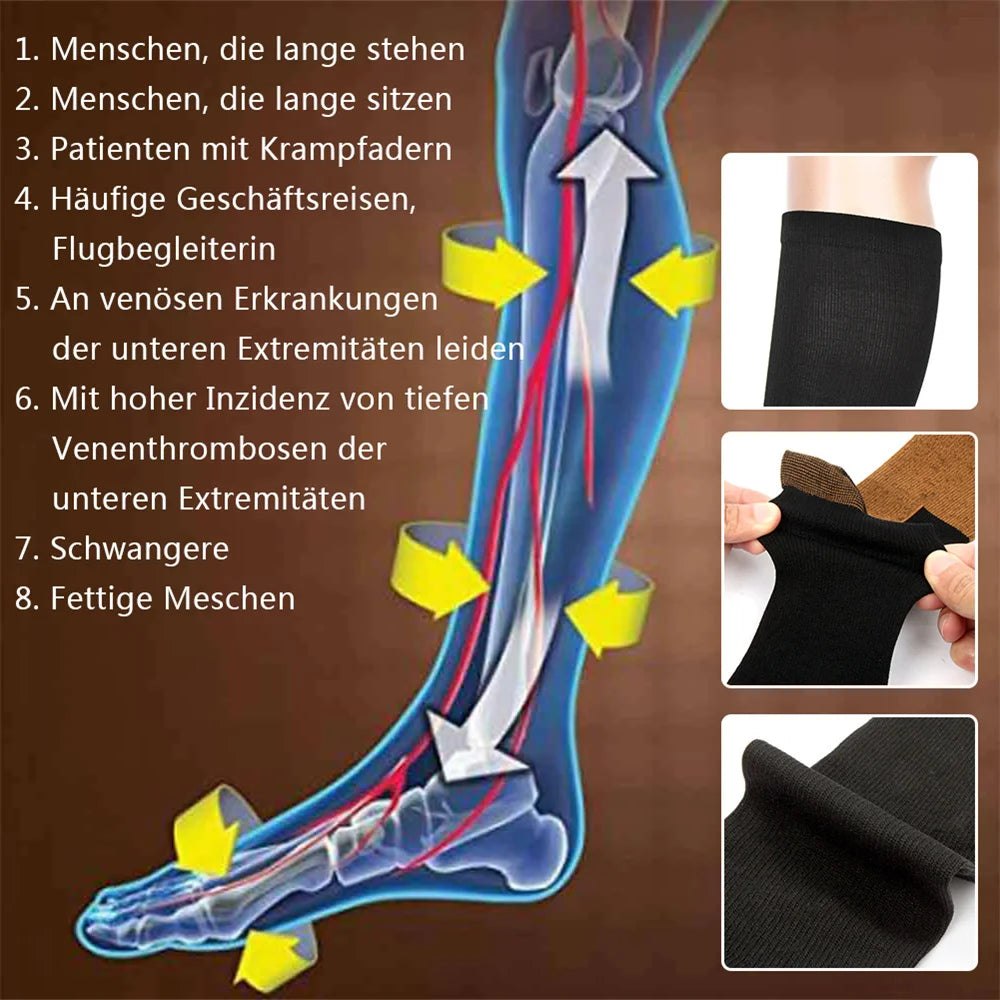 Compression Socks 6 Pairs Set
