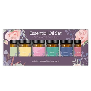 Premium Essential Oil Set (6 Bottles)