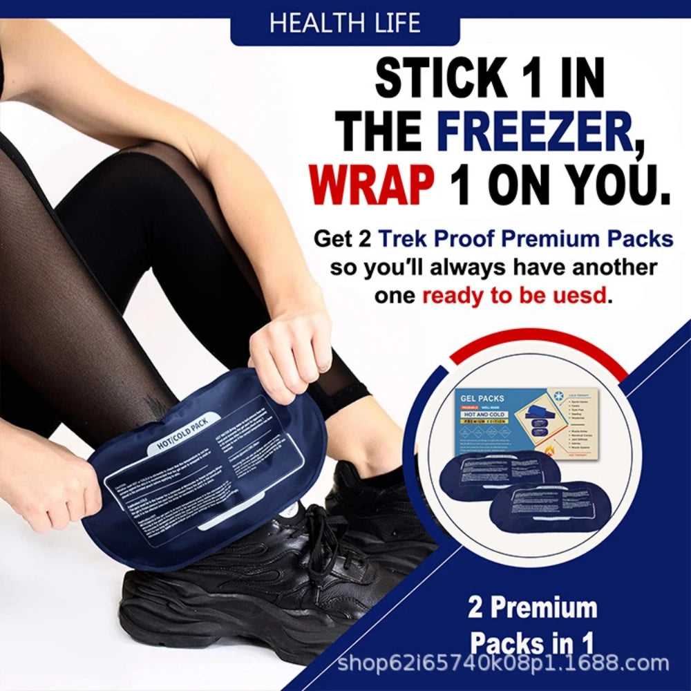 Reusable 2-Pack Ice Gel Wrap