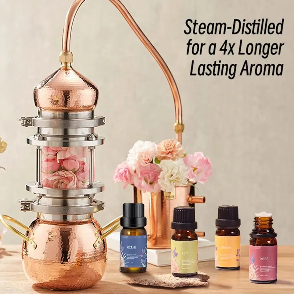 Premium Essential Oil Set (6 Bottles)