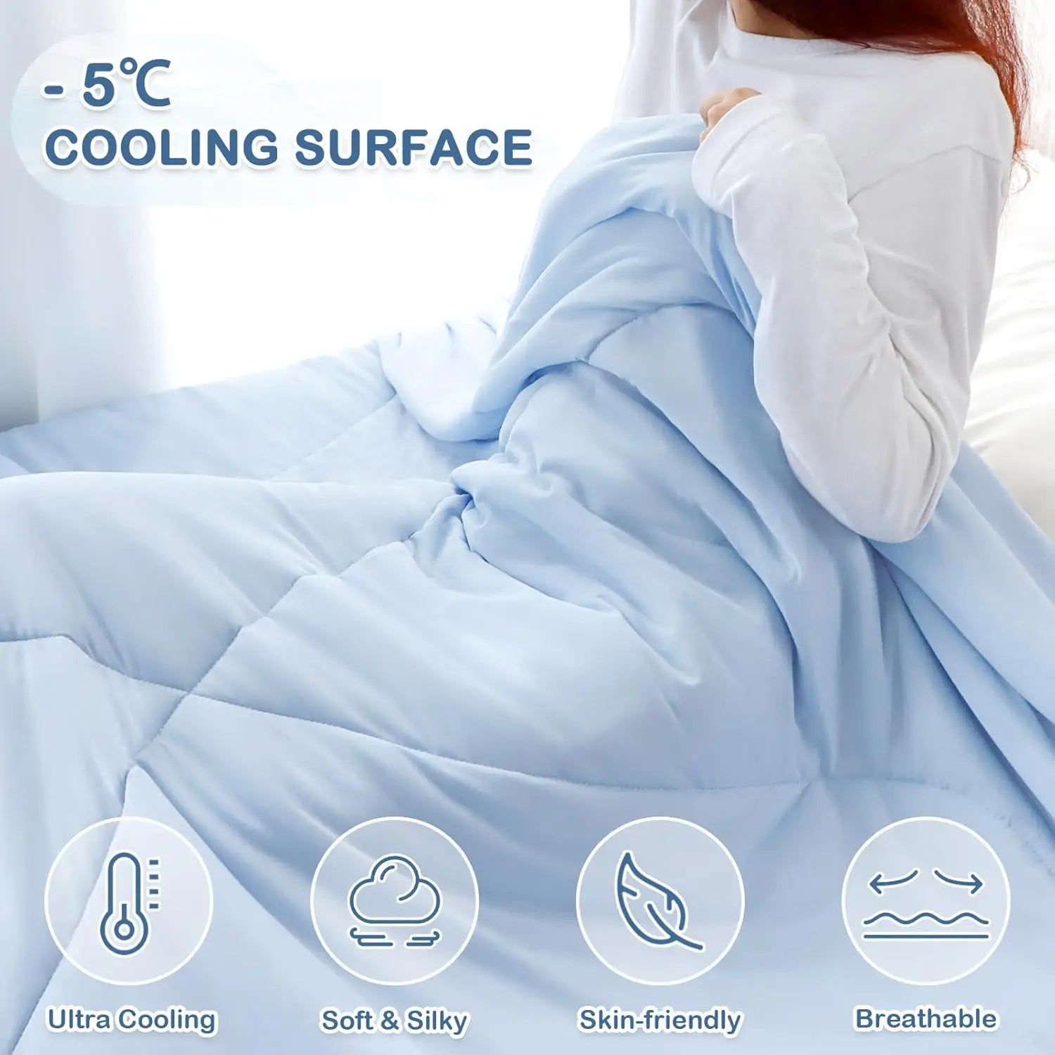 Double-Sided Cooling Comforter