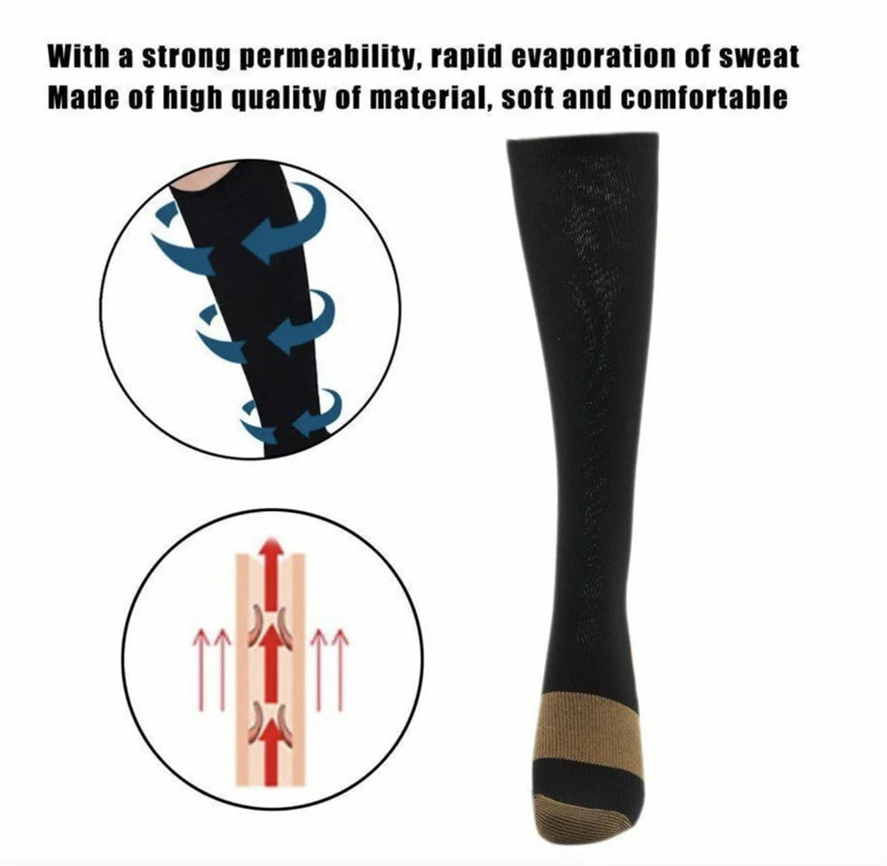 Compression Socks 6 Pairs Set
