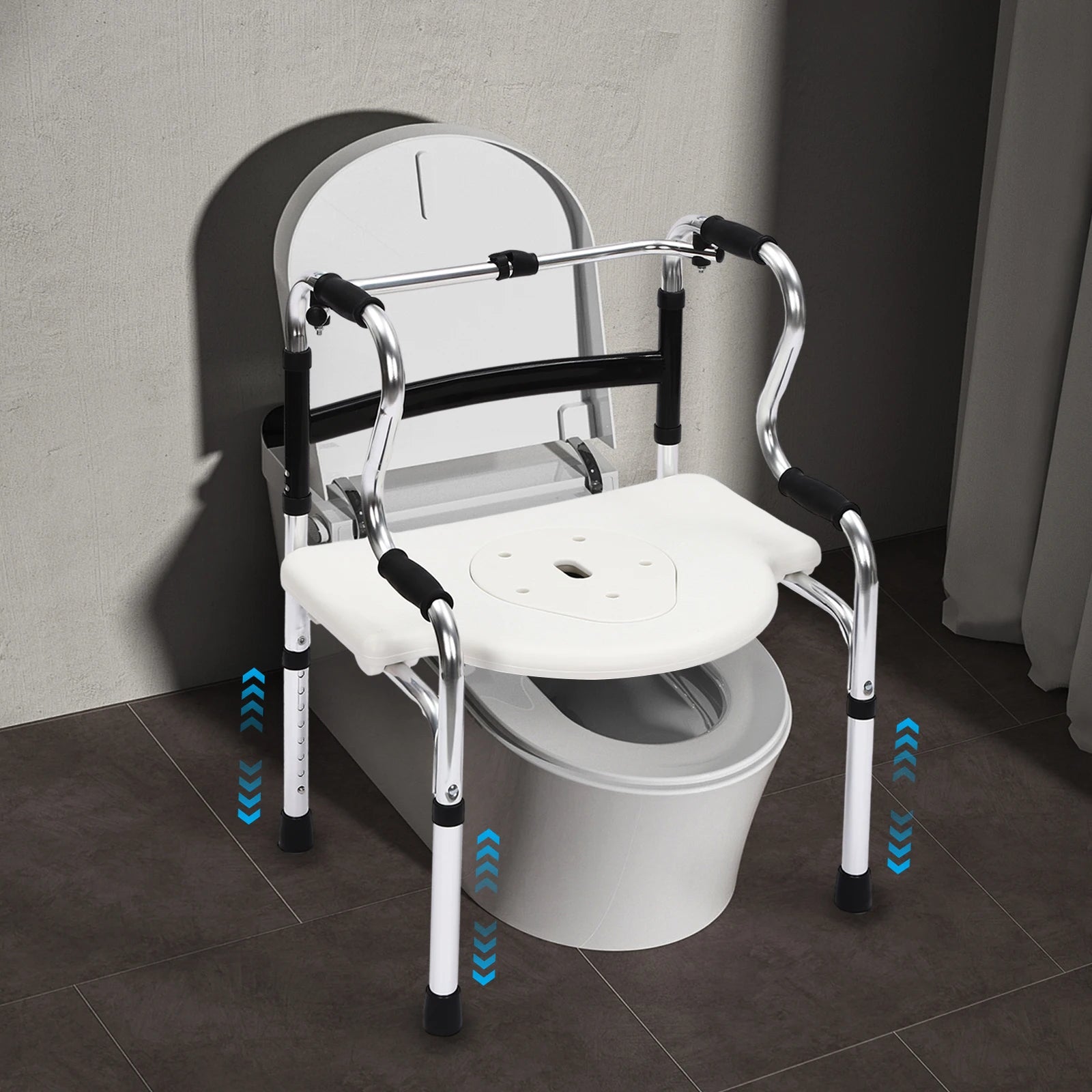Folding Shower Commode Chair