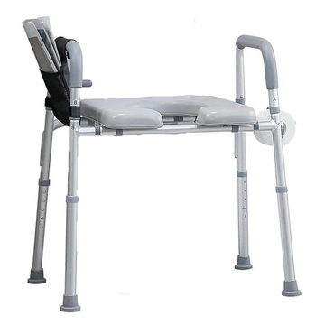 Raised Toilet Seat With Armrest