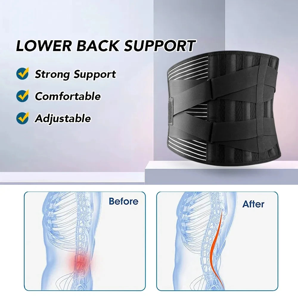 Adjustable Lumbar Support Belt