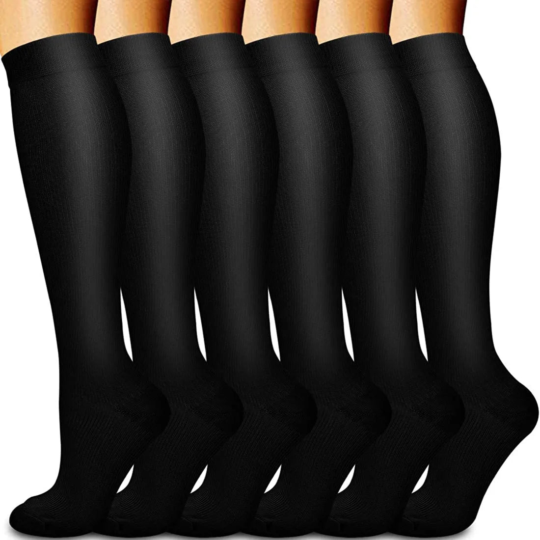 Compression Socks 6 Pairs Set