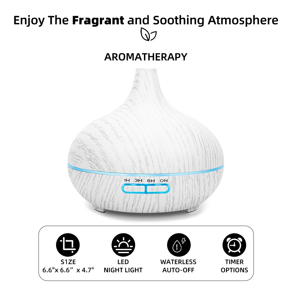 Ultrasonic Essential Oil Diffuser Set