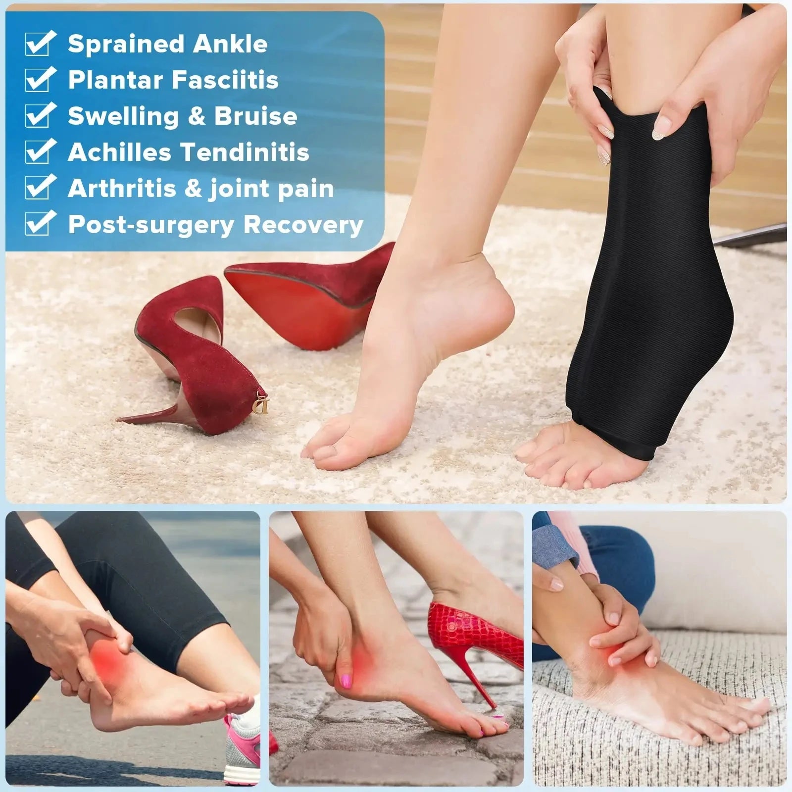 Reusable Feet Gel Ice Pack