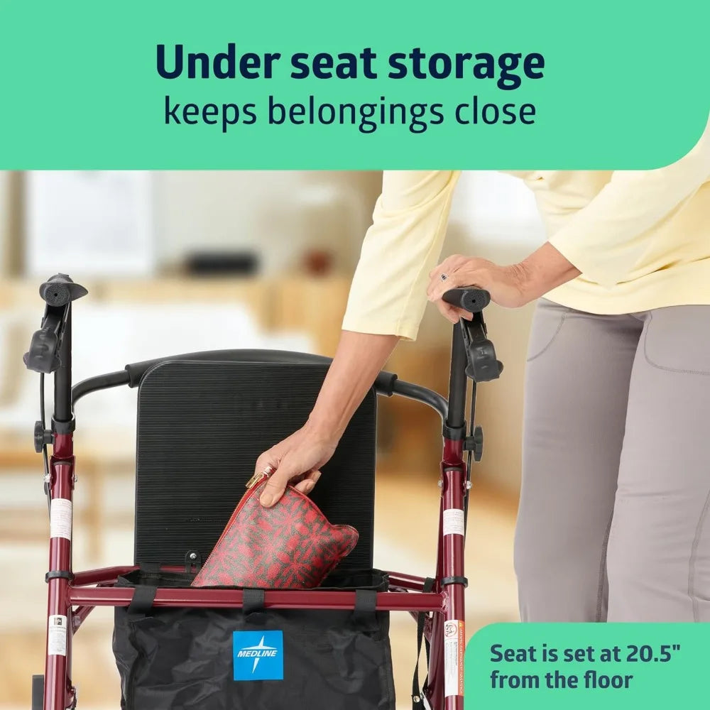 Foldable Rollator Walker Seat