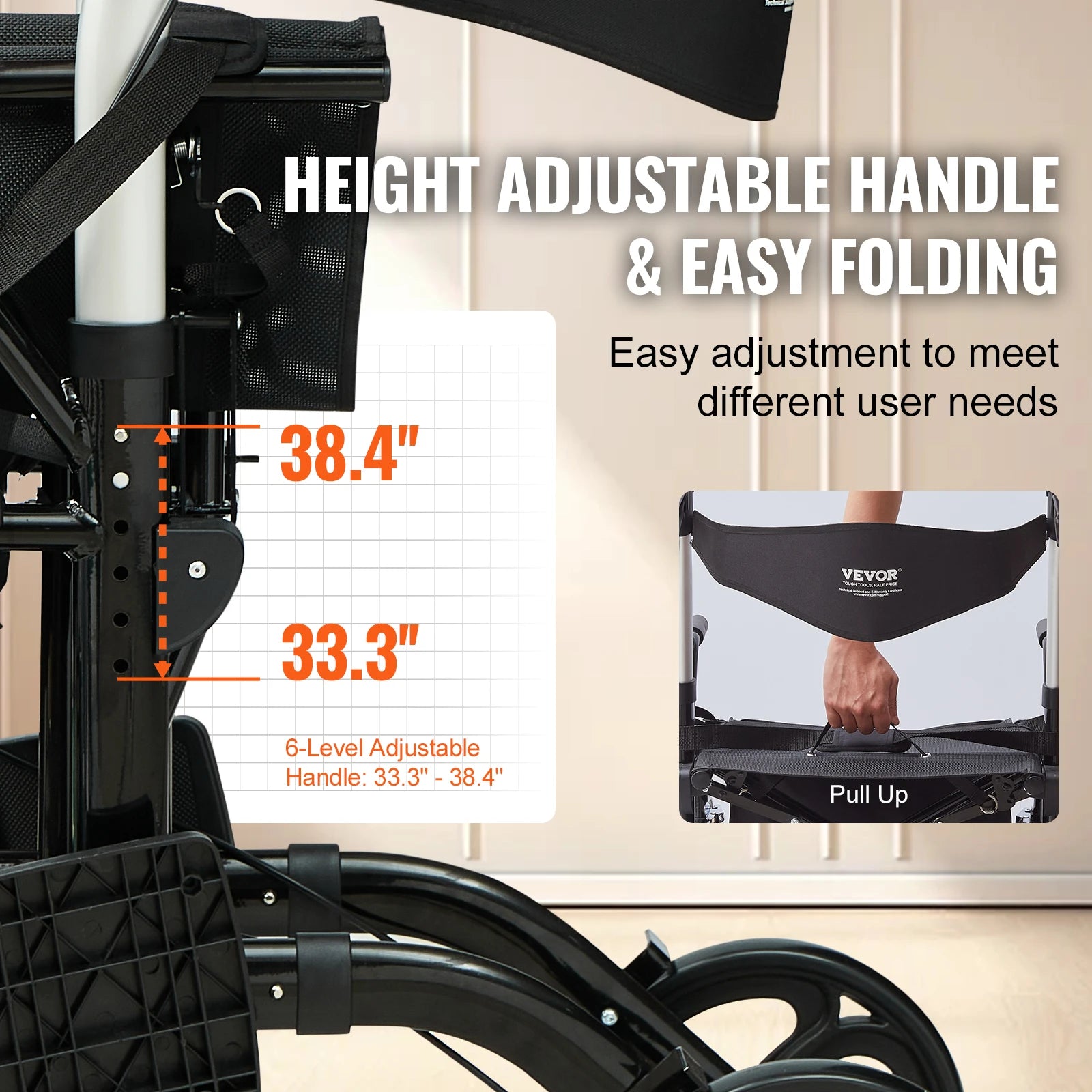 Rollator Walker Transport Chair