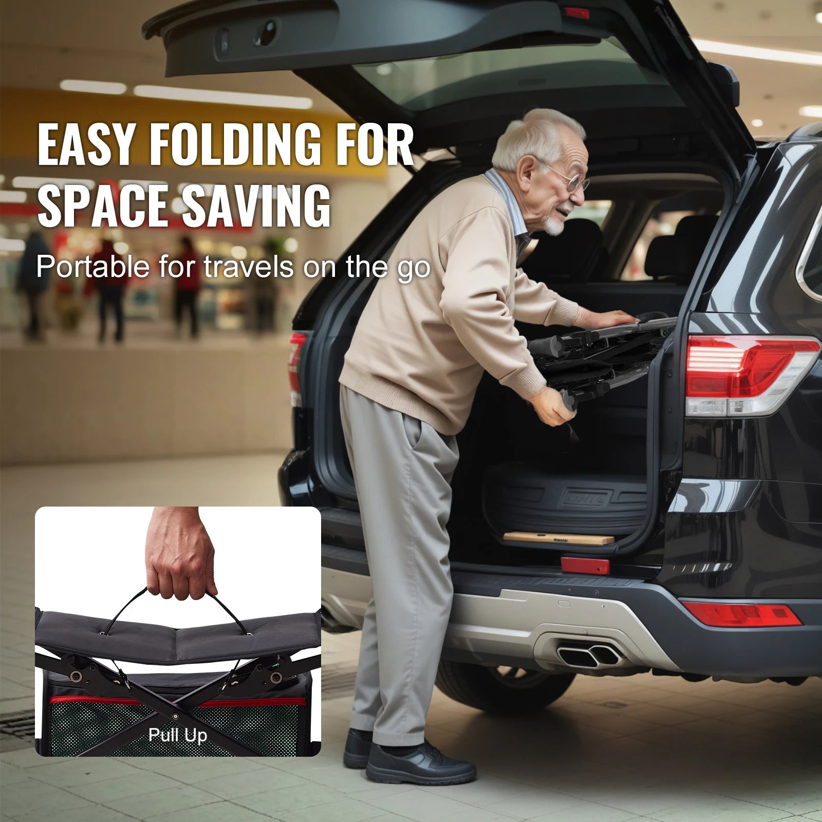 Folding Rollator Walker Seat