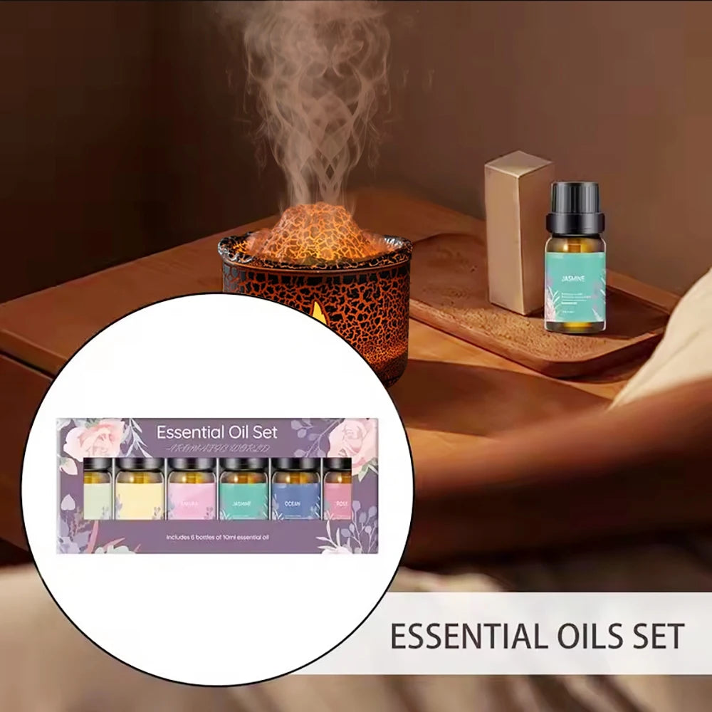 Premium Essential Oil Set (6 Bottles)