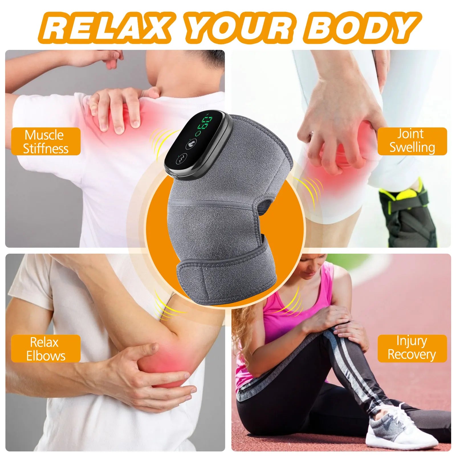 Electric Heating Knee Massager