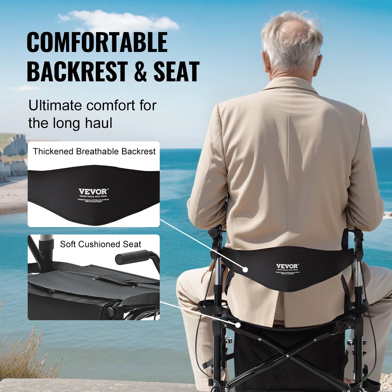 Rollator Walker Transport Chair