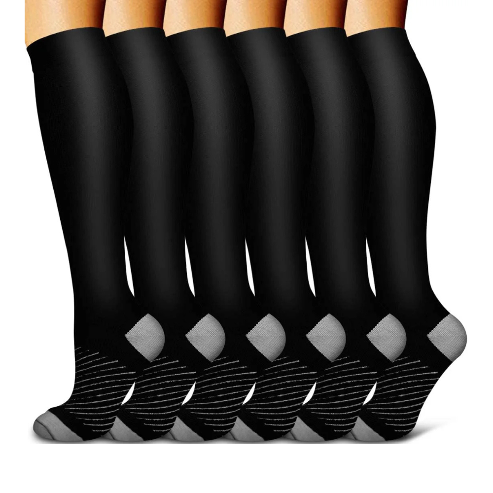 Compression Socks 6 Pairs Set